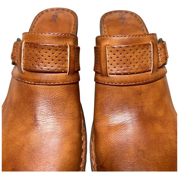 BOC BORN Polly Women's 10 Size Brown Clog Comfort Mule Platform Slip On - Picture 9 of 14